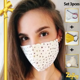 Pack 2 Masques en Tissu...