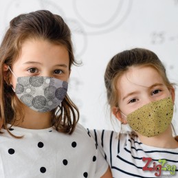 Masken - Maske für Kinder mit einem abwaschbaren Filter und Farbanpassungen - 10,80 € - ZZ_KIDS_PERS - zigzag-concept.lu - Lu...