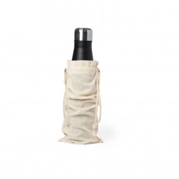 Zubehör - Inox-Isotherme-Flasche mit Baumwollsack, die online angepasst werden muss - 30,00 € - ZZ8_4976_TD - zigzag-concept....