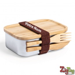 Lunchbox en acier et Bamboo...