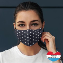 Star Pattern Fabric Mask,...