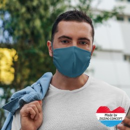 Masken - Bio-Blue-Tissue-Maske, eingeschlossene Filterfilter - 12,00 € - ZZ_2C_BIO_BleuP - zigzag-concept.lu - luxembourg