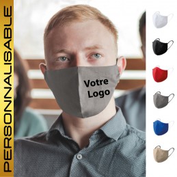 Stoffmaske, Filter enthalten, um mit Logo / Text zu personalisieren