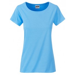 Customizable T-shirts - Woman Personalized T-shirt in Coton Bio - 7,22 € - ZZ5_JN8007 - zigzag-concept.lu - Luxembourg - Zigz...