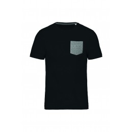 T-shirts Personnalisés - T-shirt homme en coton Bio avec poche à personnaliser - 9,30 € - ZZ18-K375 - zigzag-concept.lu - lux...