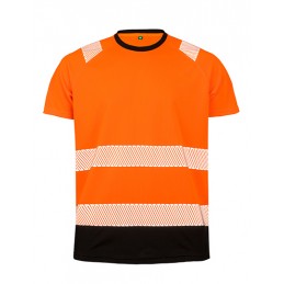 High Visibility Clothing & Safety - Safety t-shirt in recycled polyester, fresh and breathable to personalize - 17,55 € - ZZ5...