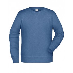 Customizable Sweatshirts - Men's sweatshirt in organic cotton to personalize - 21,52 € - ZZ5_JN8022 - zigzag-concept.lu - Lux...