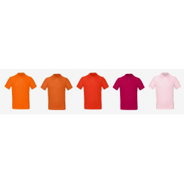 Customizable Polo shirts - Women's organic cotton polo shirt, modern style, to personalize - 8,48 € - ZZ5_PW440 - zigzag-conc...