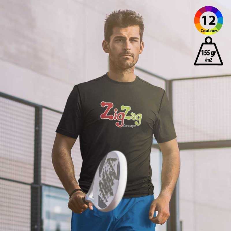 T-shirt Sport Unisexe à personnaliser  Personnalisation sur T shirt et  textile