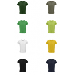 Customizable T-shirts - Men's fitted t-shirt in organic jersey round neck to personalize - 4,61 € - ZZ5-L03582 - zigzag-conce...