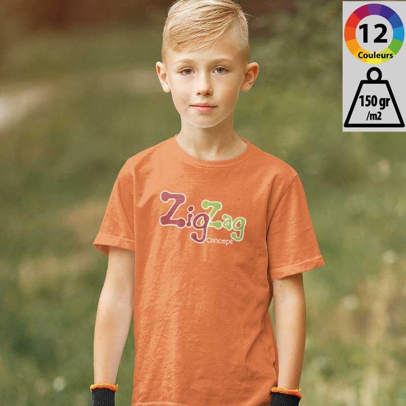 Personalisierte T-Shirts - Untergeordnetes T-Shirt in Jersey BIO Kran zum Anpassen - 4,04 € - ZZ5-L03580 - zigzag-concept.lu ...