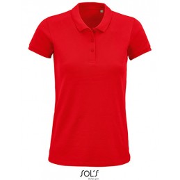 Personalisierte Poloshirts - Damen-Poloshirt aus Bio-Baumwolle in Standard-Passform zum Personalisieren - 8,12 € - ZZ5-03575 ...