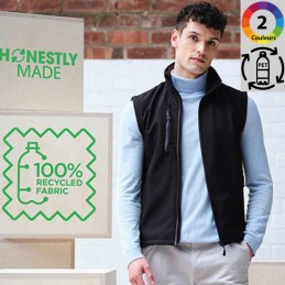 Vestes Personnalisées - Gilet softshell homme en polyester recyclé à personnaliser - 33,38 € - ZZ5_TRA858 - zigzag-concept.lu...