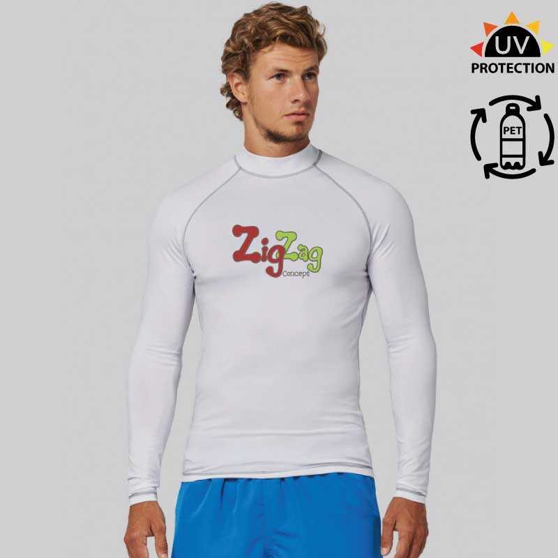 T-shirts Personnalisés - T-shirt anti-UV en polyester recyclé à personnaliser - 13,15 € - ZZ18-PA4017 - zigzag-concept.lu - l...