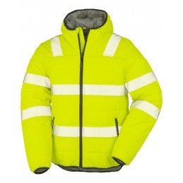 Vêtements Haute Visibilité / de Travail - Veste chaude de sécurité en polyester recyclé à personnaliser - 57,72 € - ZZ5-R500X...