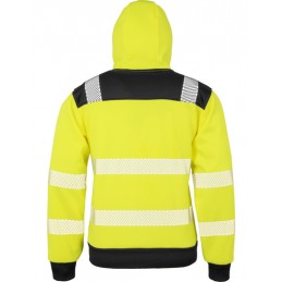 Vêtements Haute Visibilité / de Travail - Veste sweatshirt à capuche de sécurité en polyester recyclé à personnaliser. - 41,9...