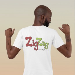SELECTION à personnaliser en ligne - T-Shirt aus Bio-Baumwolle mit Farbdruck auf der Rückseite - 19,00 € - ZZ5-BCTM042-A4 - z...