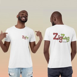 SELECTION à personnaliser en ligne - T-shirt en coton Bio avec impression couleur devant et dos - 22,00 € - ZZ5-BCTM042-A6 + ...