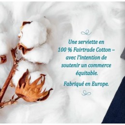 SELECTION à personnaliser en ligne - copy of Fairtrade shower towel,Online personalization from 5 pce - 21,65 € - ZZ5_FT100GN...