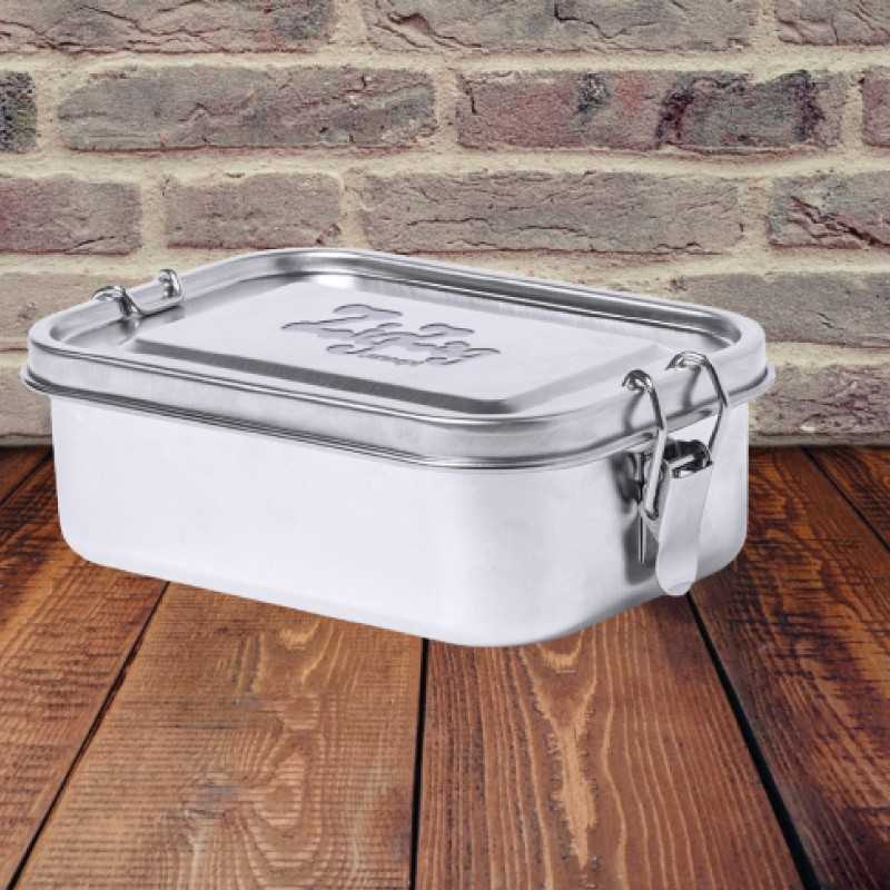 Accessories - Customizable stainless steel lunch box - 10,19 € - ZZ8-1123 - zigzag-concept.lu - Luxembourg - Zigzag-concept