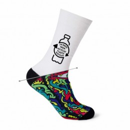 Customizable Caps / Beanies - Ecological socks to be personalized in organic cotton, recycled polyester - 2,20 € - ZZ25 - zig...