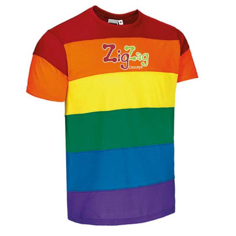 Customizable T-shirts - Pride Day Special Personalized T-shirt - 8,19 € - ZZ24_Rianbow - zigzag-concept.lu - Luxembourg - Zig...