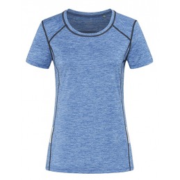 T-shirts Personnalisés - T-shirt de sport femme réfléchissant en polyester recyclé à personnaliser - 16,39 € - ZZ5_ S8940 - z...