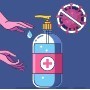 Biologisch abbaubare Desinfektionstücher zur Personalisierung mit Logo