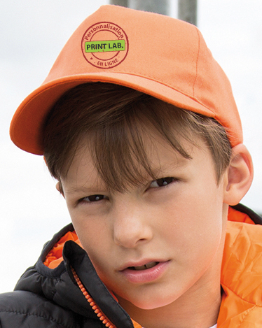 Casquette enfant, personnalisation en ligne à partir de 5 pces