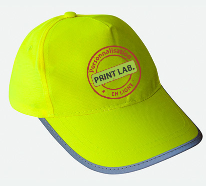 Casquette enfant haute visibilité à personnaliser en ligne à partir de 5 pces